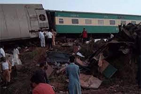  Track Restored after Train-Tanker crash in Tando Adam
