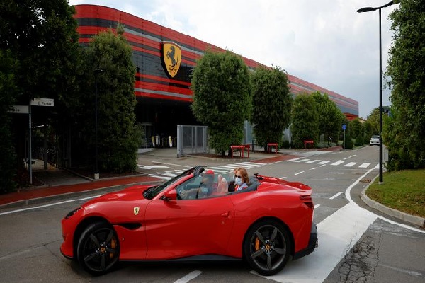 Ferrari flaunts its latest models on catwalk