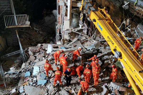  Death toll rises to 17 in partial collapse of China hotel