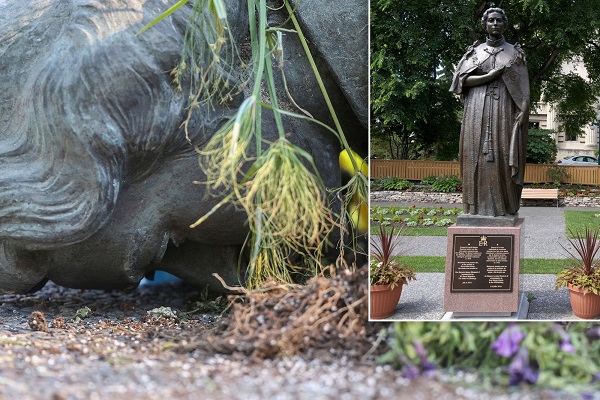  ‘No pride in genocide’: Protesters vandalise statues of Queen Victoria, Queen Elizabeth II