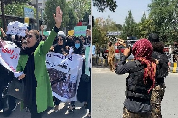  Taliban forces disrupt Afghan women rally supporting Iran protests