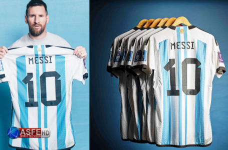 2022 World Cup: Original shirts of Messi sold for a record £7.8 million