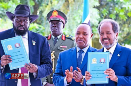 Somalia signed a treaty to join the East African Community